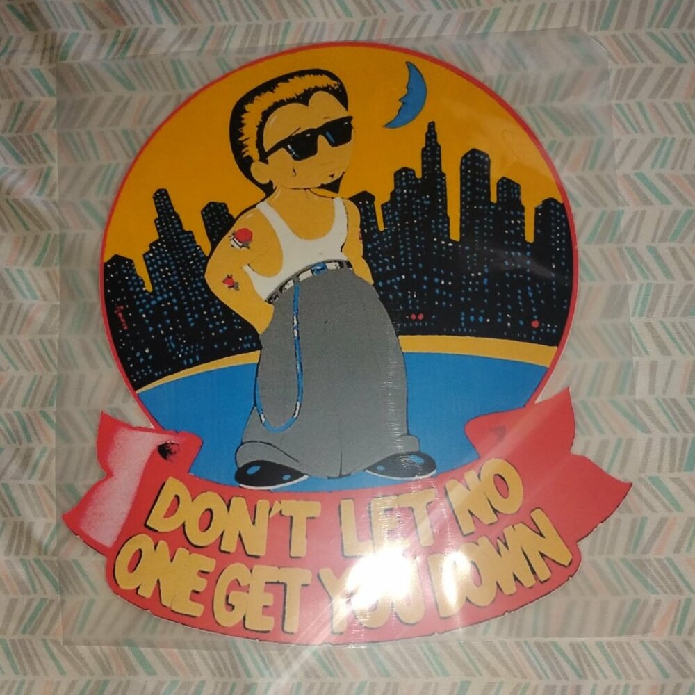 Vintage "Don't Let No One Get You Down" - Iron On Transfer - Rare View 4